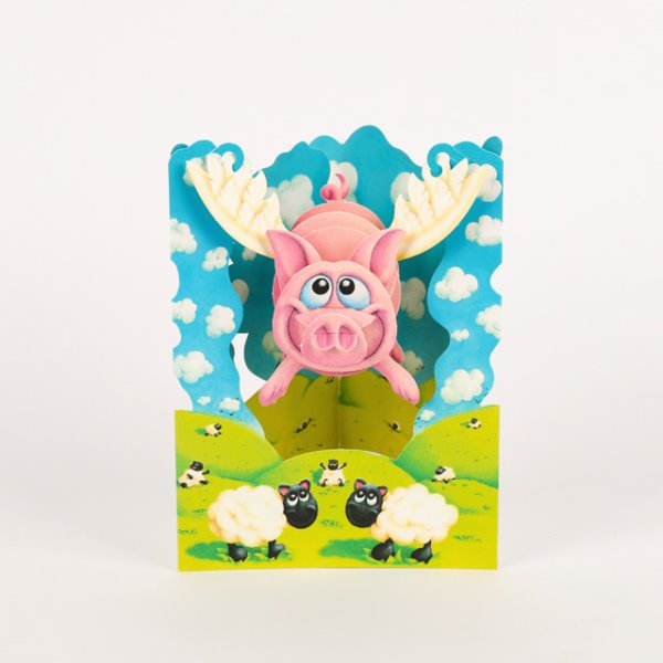 [Santoro]산토로  날으는 돼지 3D 입체카드