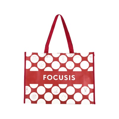 [Focusis]포커시스 타포린 쇼핑백_레드 / focusis-쇼핑백(타포린_레드)