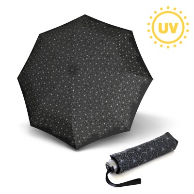 크닙스 C.051 3단 접이식 우산 로투스 블랙 (양산 겸용)