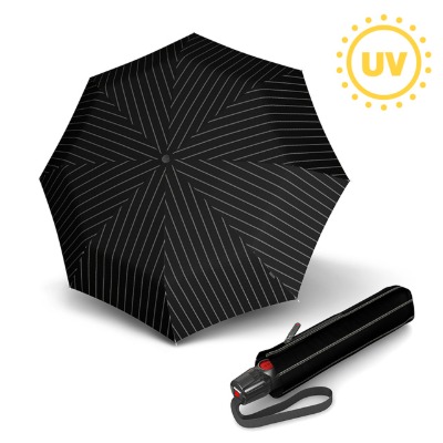 [예약판매｜5/30 순차출고] 크닙스 T.200 3단 자동 우산 개츠비 스트라이프 (양산겸용)