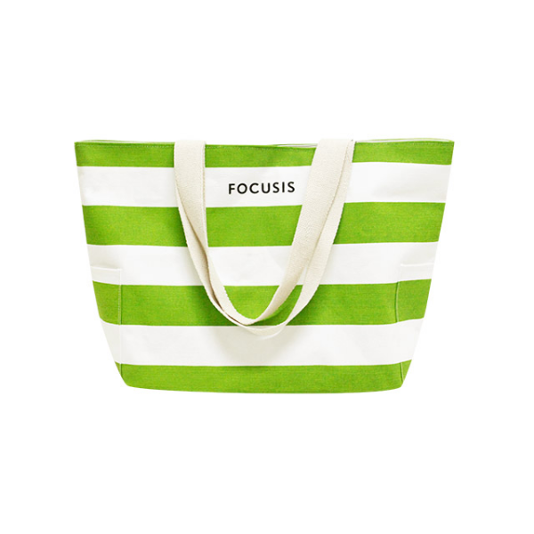 [Focusis]포커시스 에코백_그린 / focusis-ECL-Stripes bag_green