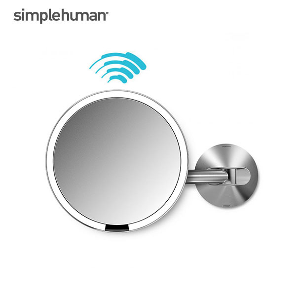 [Simplehuman] 심플휴먼 악마의 거울/LED 거울/ 조명 거울 /부착형 확대 거울  8인치 7배율 SPH-ST3002